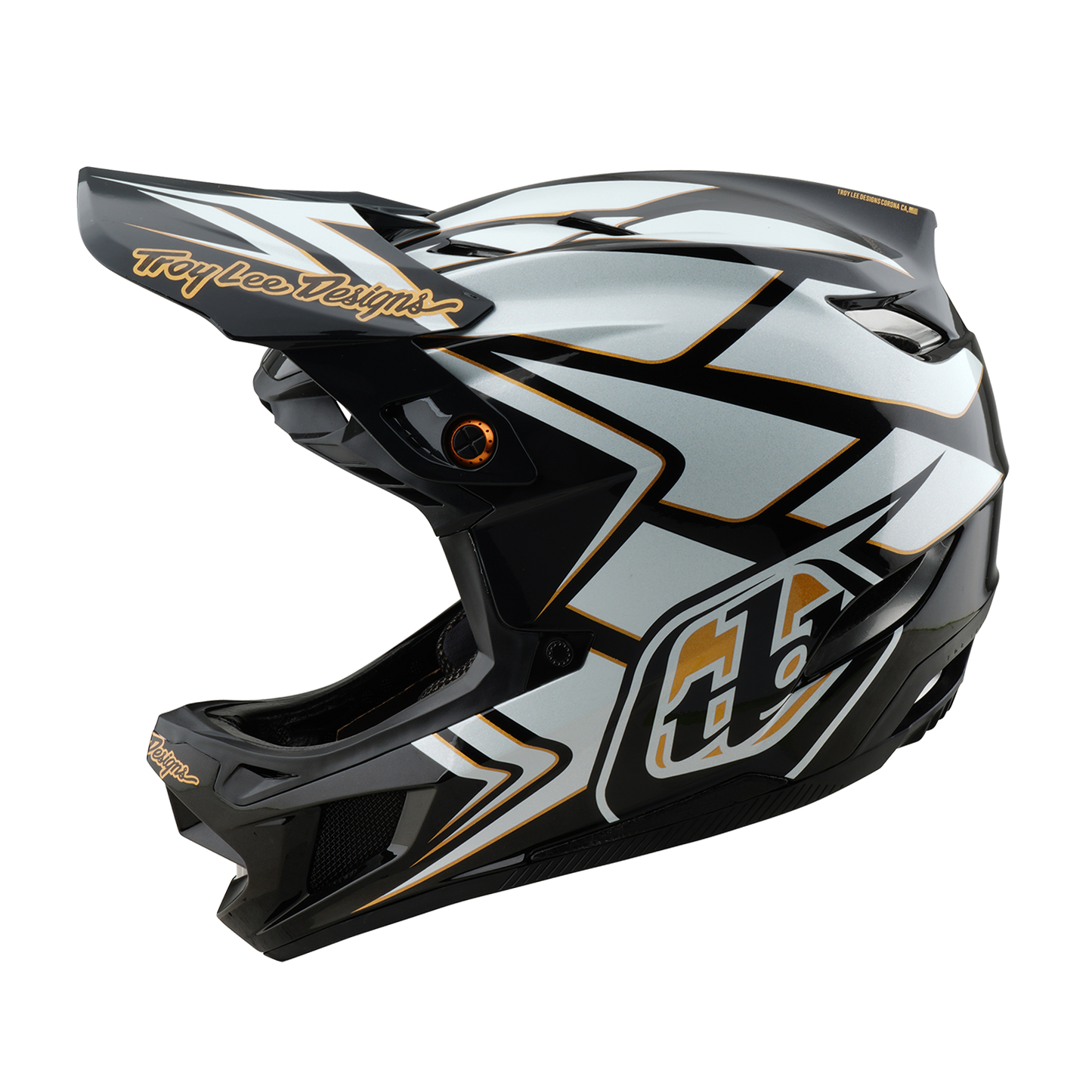 MTB Helmet TROY LEE DESIGNS D4 COMPOSITE MIPS GHOSTWING White
