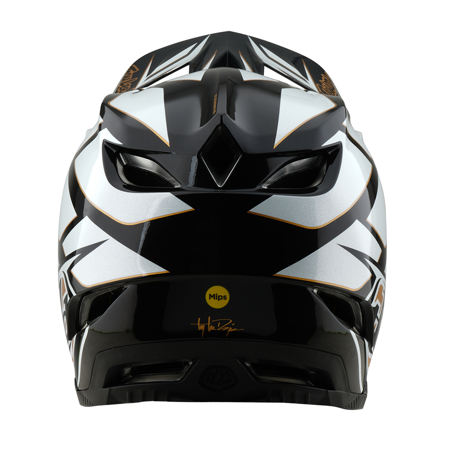 MTB Helmet TROY LEE DESIGNS D4 COMPOSITE MIPS GHOSTWING White