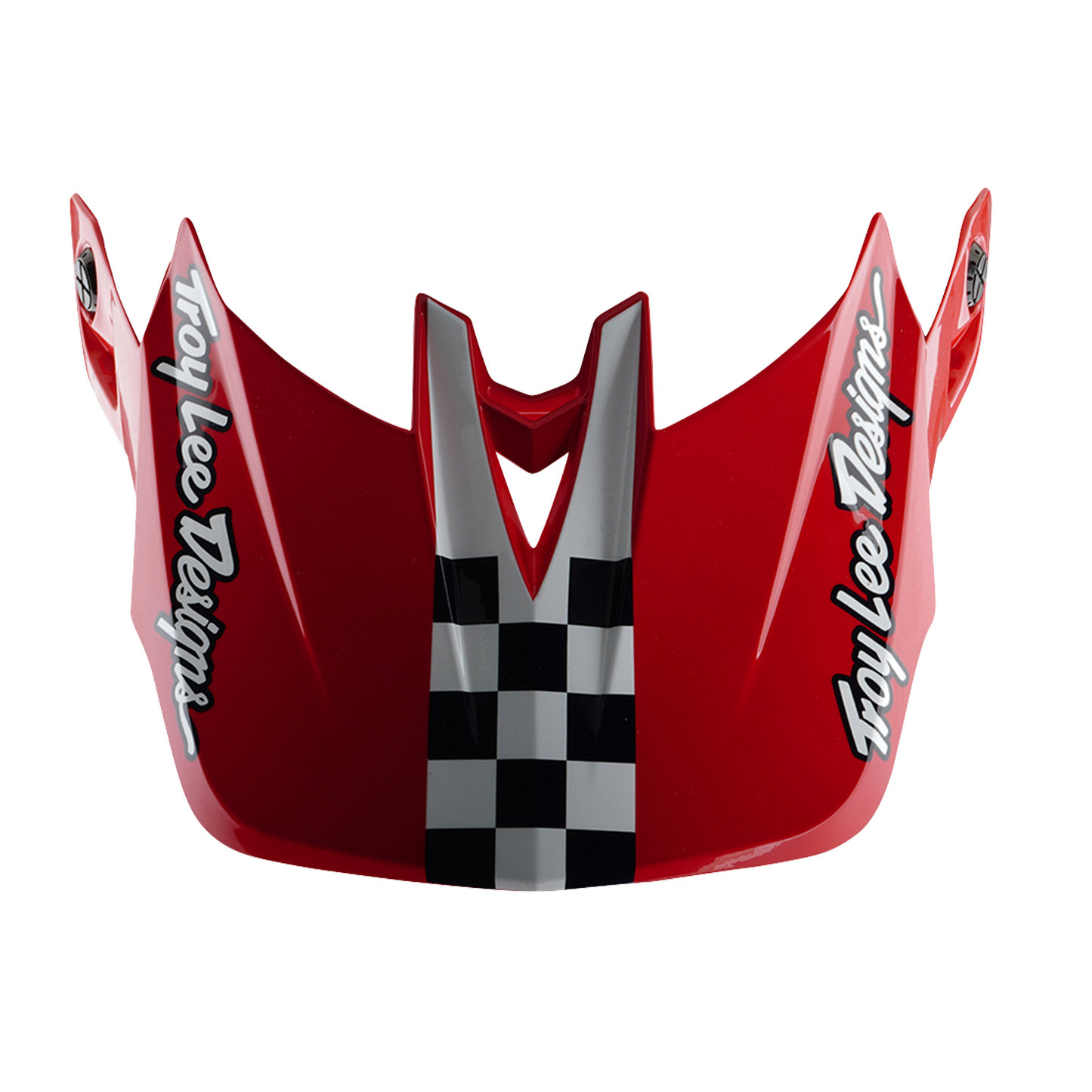 MTB helmet TROY LEE DESIGNS D4 POLYACRYLITE FIFTY 50 White/Red 2025