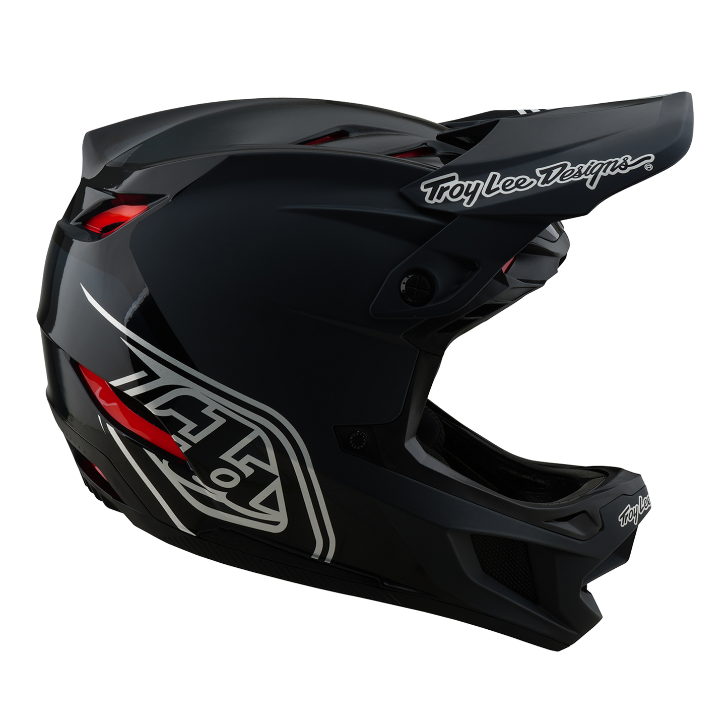 MTB Helmet TROY LEE DESIGNS D4 POLYACRYLITE SHADOW Black 2025