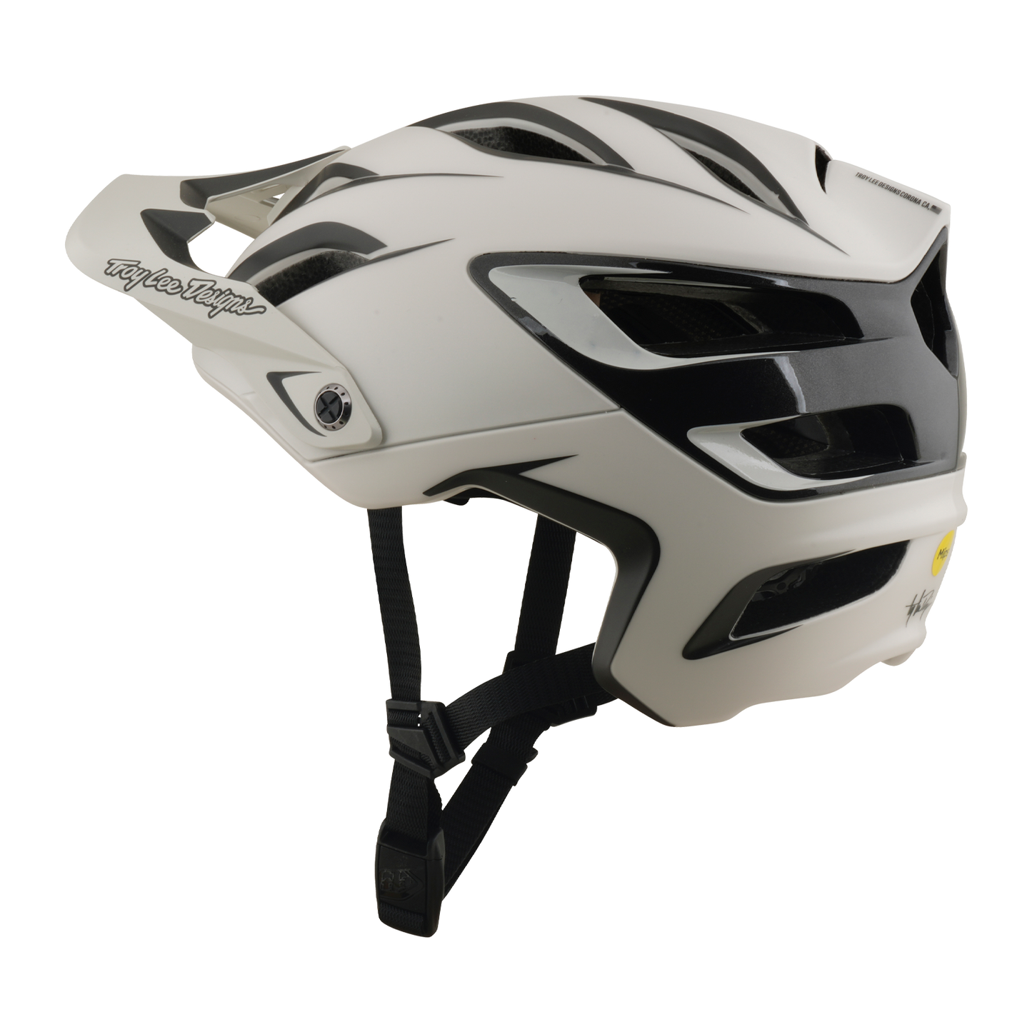 MTB helmet TROY LEE DESIGNS A3 MIPS UNO PUMICE White