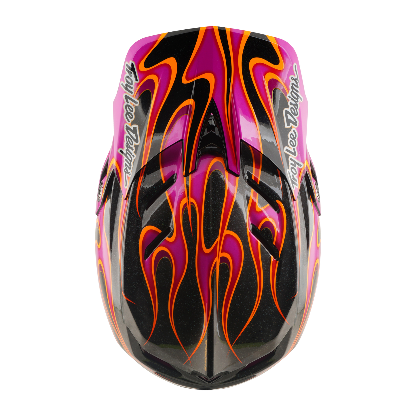 TROY LEE DESIGNS D4 CARBON MIPS Torched Carbon/Magenta MTB Helmet