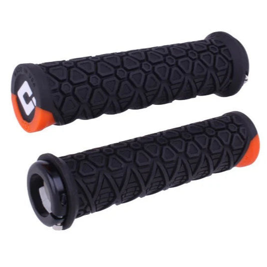 ODI VANQUISH Lock-On Grips 135 mm Black/Orange