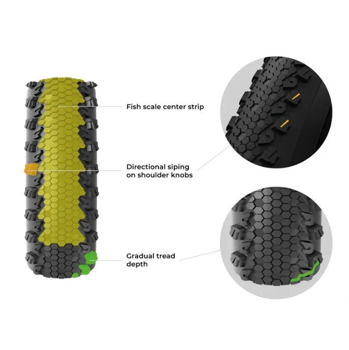 Pneu VITTORIA Terreno T30 fine loose 700x40c Gravel Endurance G2.0 Tubeless Ready Souple Beige Q2 2025