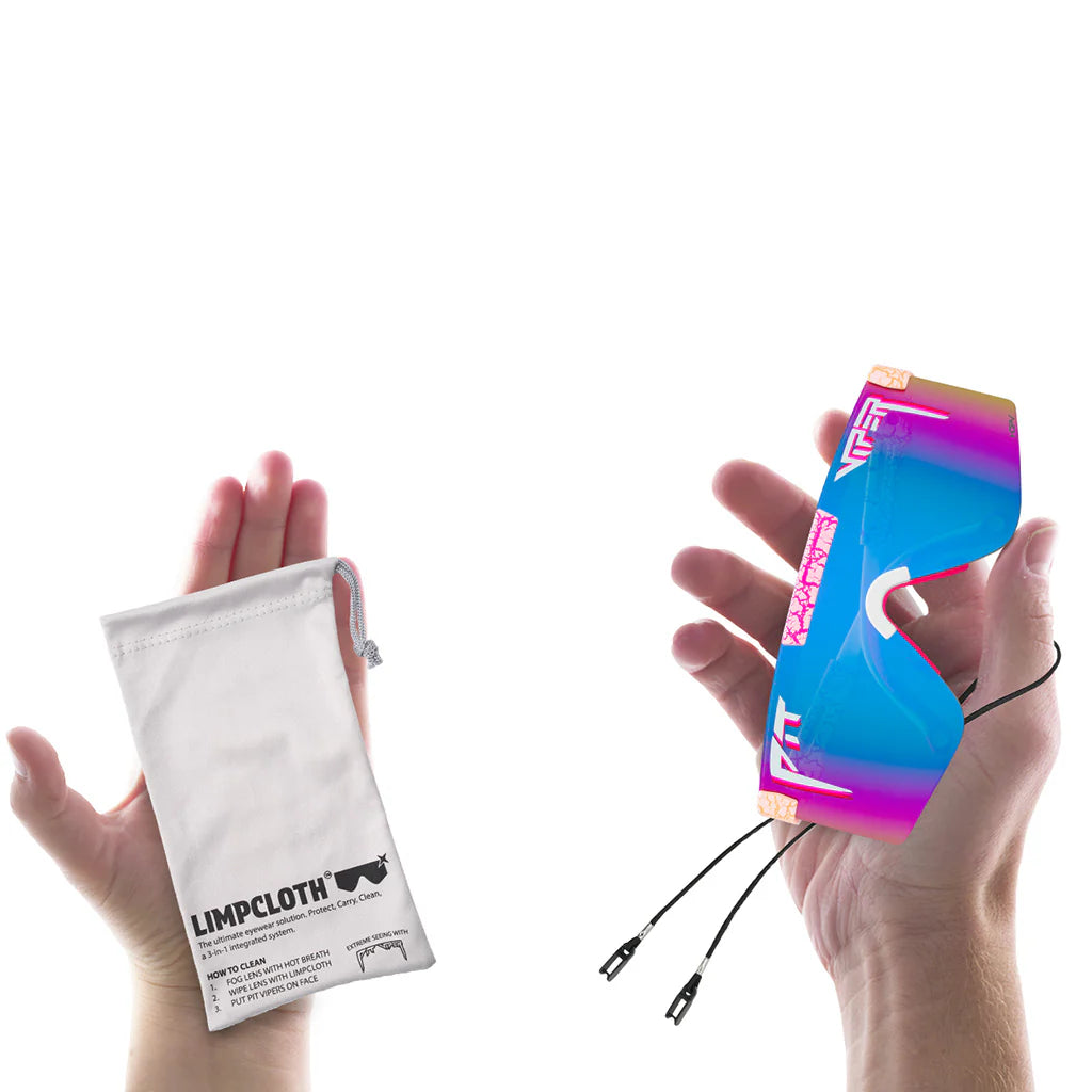 Glasses PIT VIPER THE AFTERSHOCK ORIGINAL 2.0 WIDE HDPV Polarized Blue/Purple