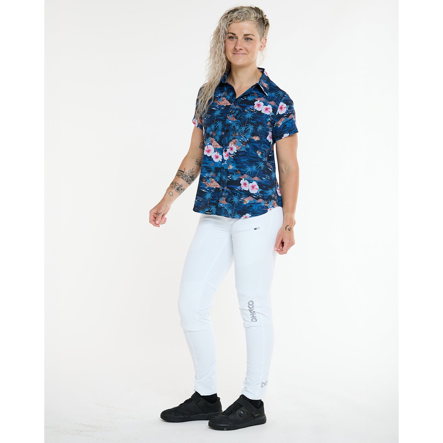 Technical shirt DHARCO TECH PARTY OASIS Woman Blue