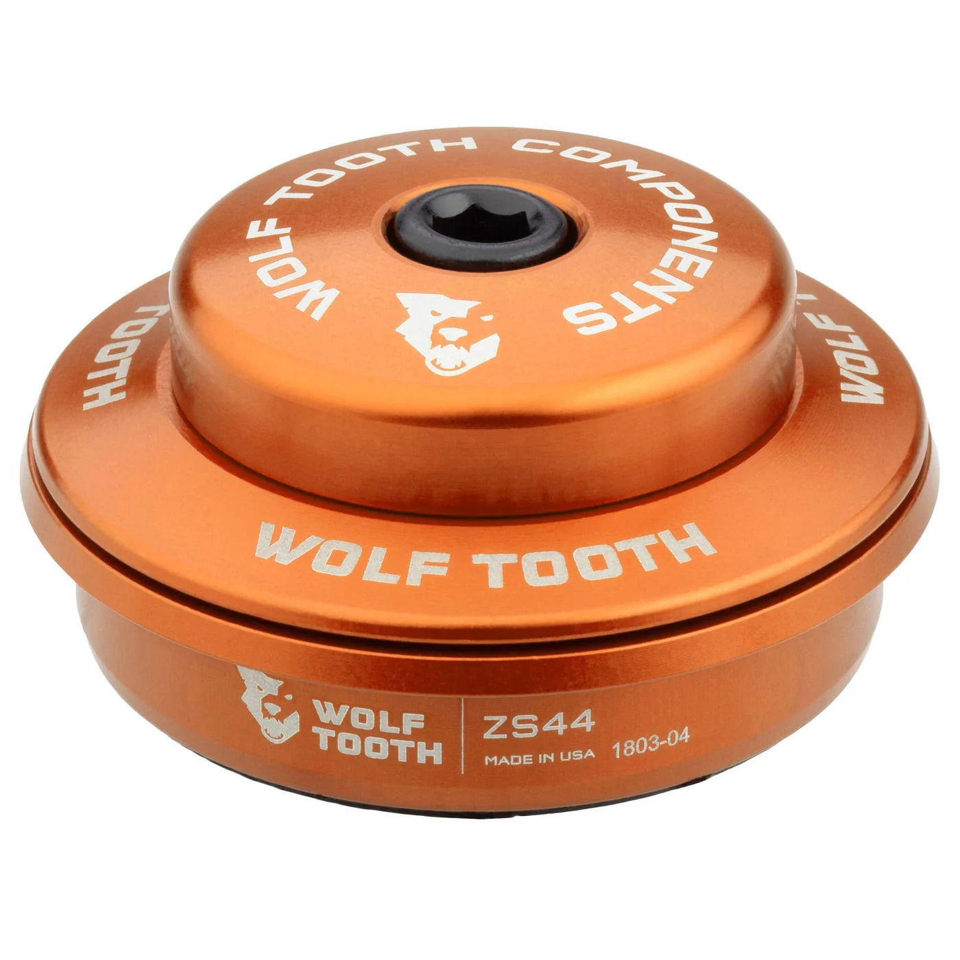 Tall Cup for WOLF TOOTH PREMIUM 1"1/8 Semi-Integrated Headset ZS44 Stack 6 mm Orange
