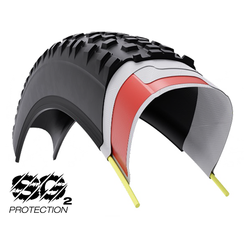WTB VULPINE TCS LIGHT FAST ROLLING DUAL DNA SG2 120tpi 700x45c Tubeless Ready Black tire