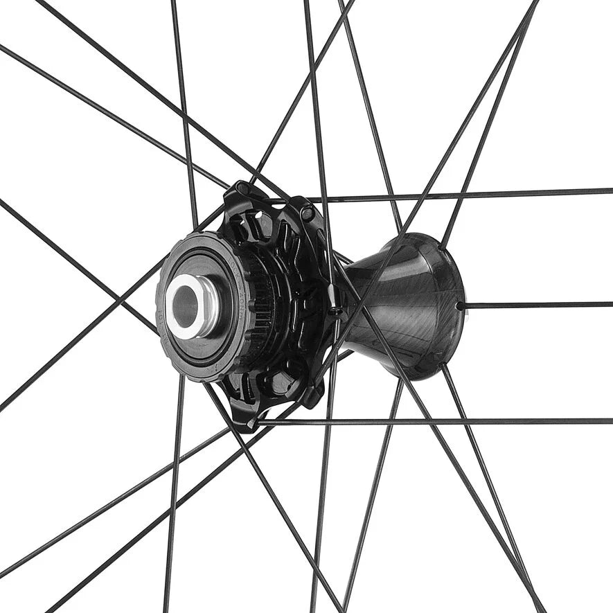 Pair of CAMPAGNOLO BORA ULTRA WTO 45 C23 DISC Tubeless Ready Wheels (Center Lock) Chrome