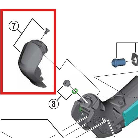 SHIMANO Front Cover With G Screws ST-R785