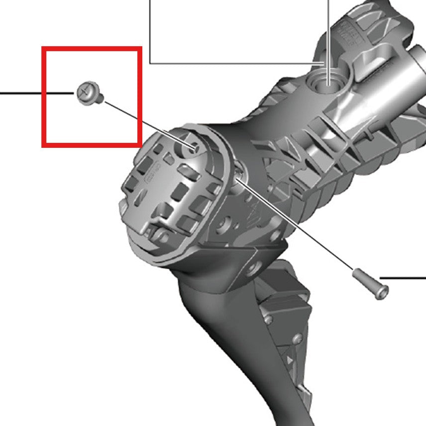 Screw SHIMANO Battery cover ST-R9270