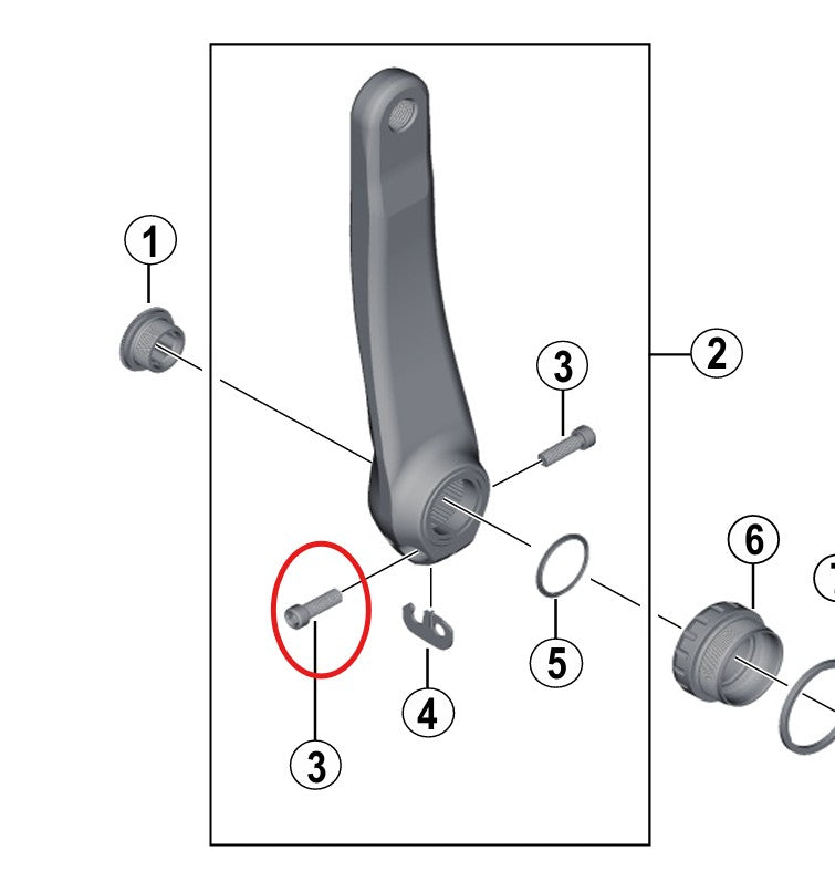 SHIMANO crank cover for FC-R9100-P crankset