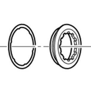 SHIMANO CS-9000 locking ring and washer