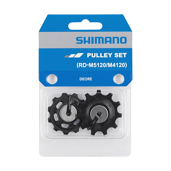 Pair of SHIMANO deORE RD-M5120 Rear Derailleur Wheels #Y3HM98010