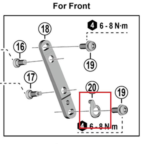 SHIMANO Oriented Washer for Flat Mount Adapter