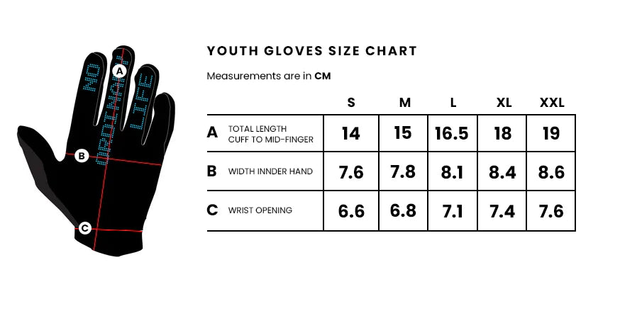 DHARCO RACE Junior MTB Gloves Black