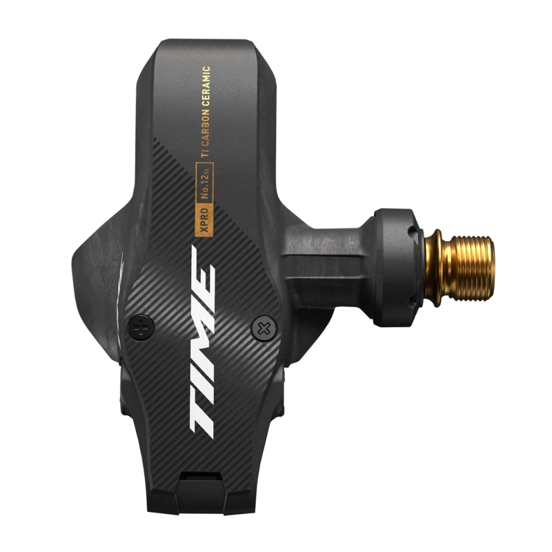 TIME X Pro 12 SL C1 Q-Factor 53 Carbon Gold eMBARGO pedals April 10