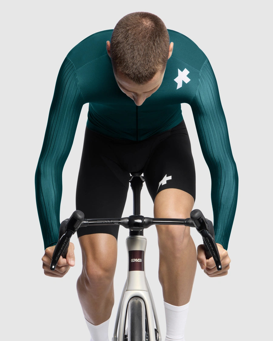 ASSOS EQUIPE RS S11 Long Sleeve Petrol Jersey