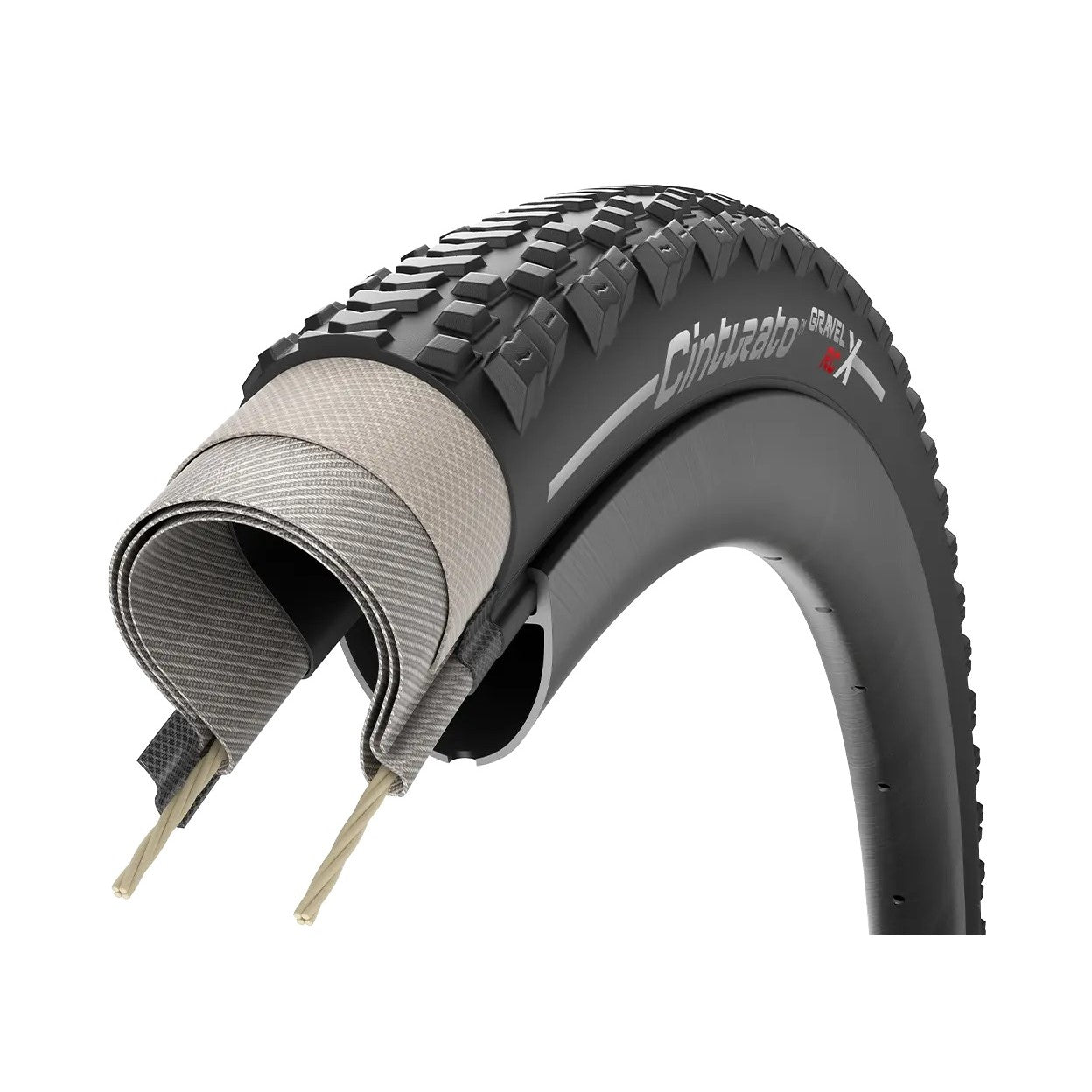 PIRELLI CINTURATO RCX 700x35c tire Tubeless Ready Classic Beige