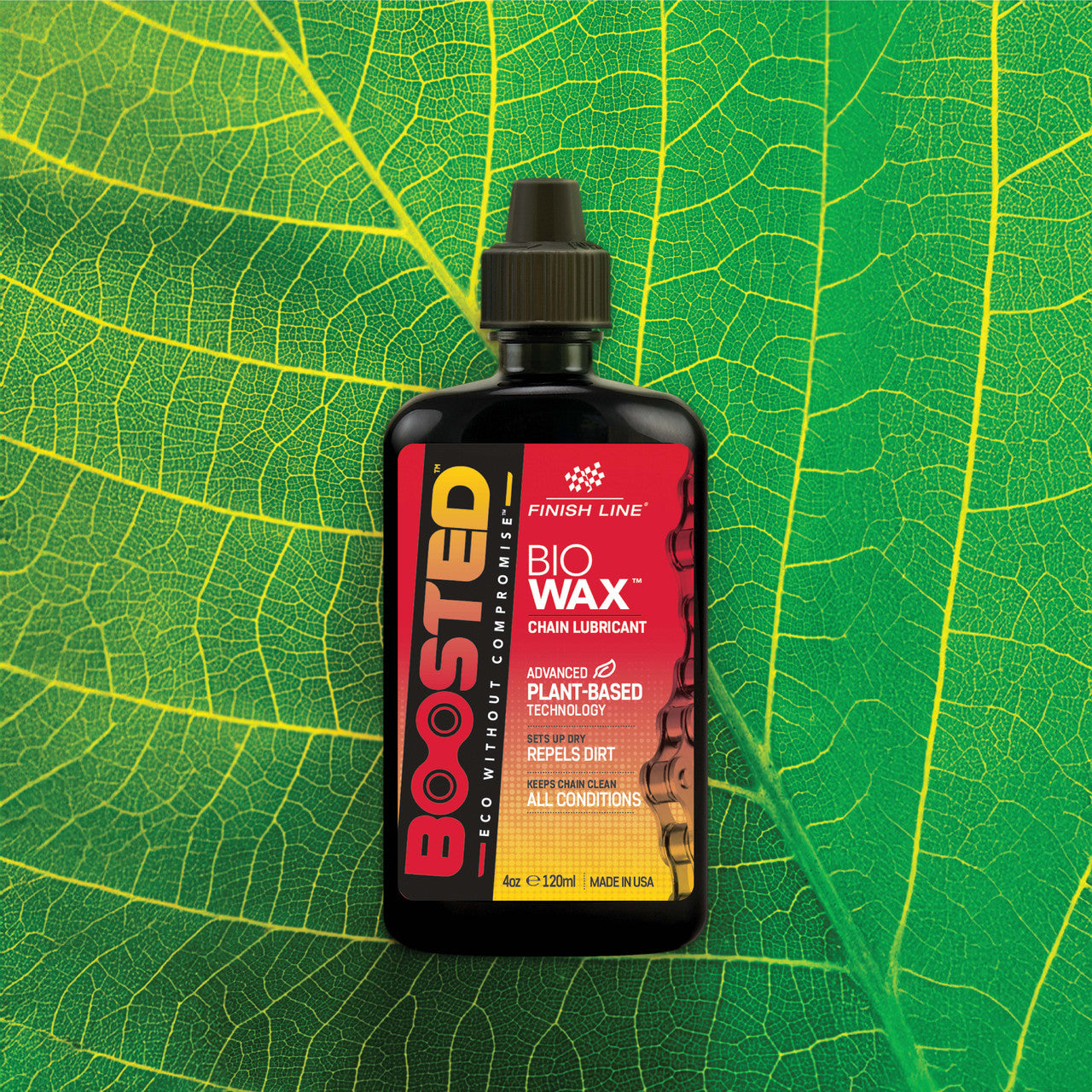 FINISH LINE BOOSTED™ BIO WAX Chain Lubricant (120 ml)