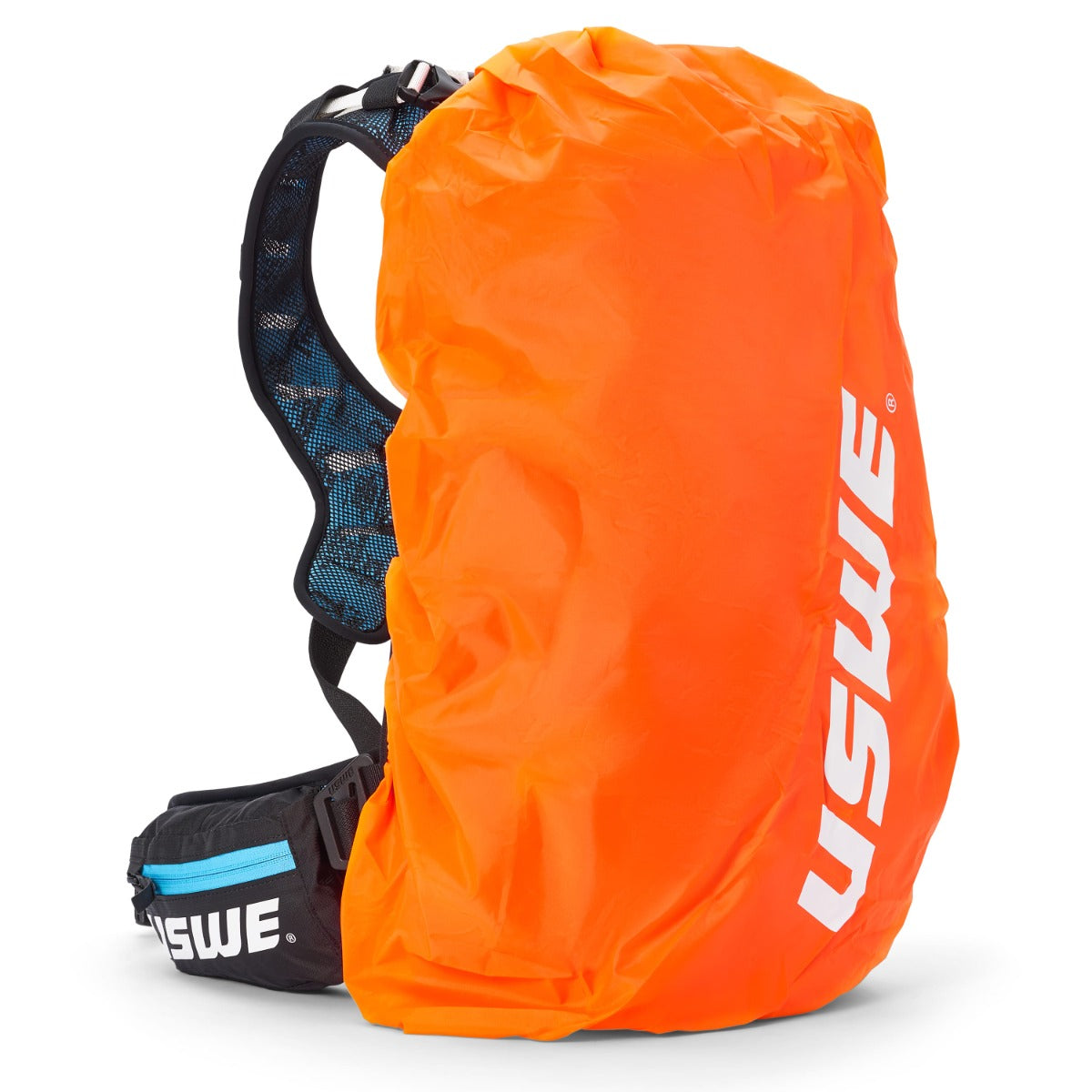 USWE FLOW 16 L Backpack with Integrated Dorsal Black/Red