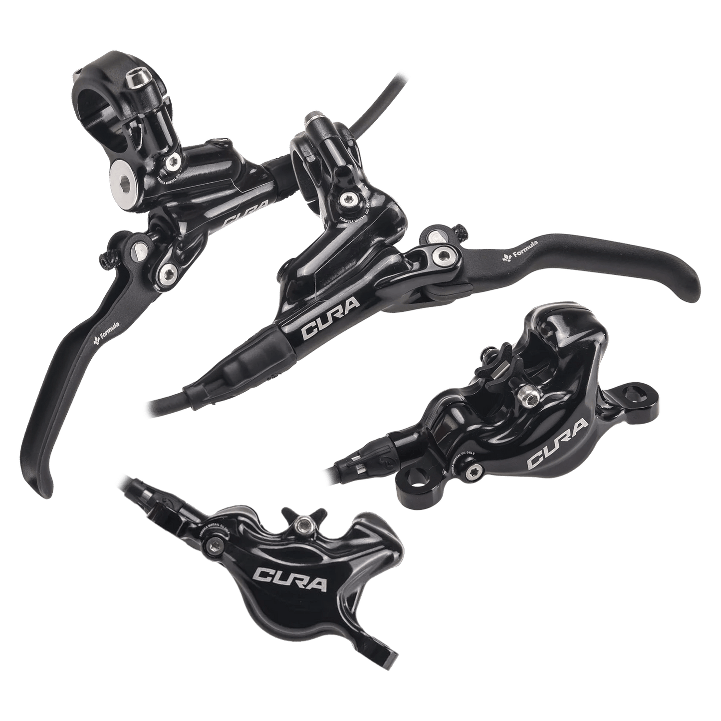 Pair of FORMULA CURA Brakes Black