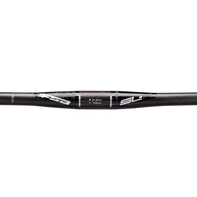 handlebar FSA SL-K Carbon Flat 740mm Grey