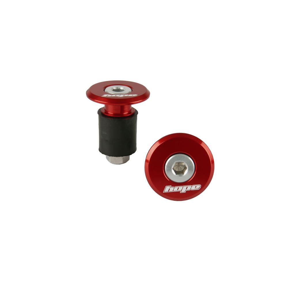 Pair of handlebar HOPE GRIP DOCTOR Red