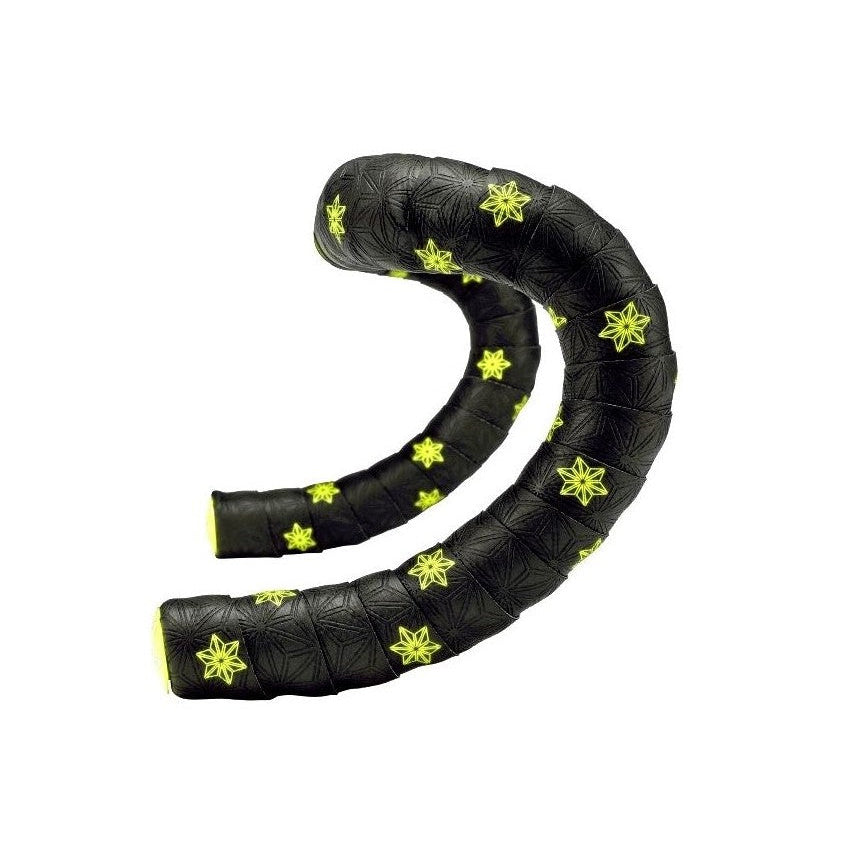 SUPACAZ SUPER STICKY KUSH GALAXY handlebar tape Black/Yellow