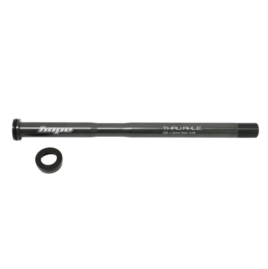 HOPE Rear Wheel Axle 186mm Smoked