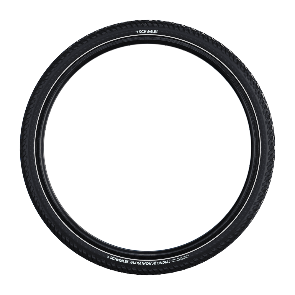 SCHWALBE MARATHON MONDIAL 27.5x2.40 ADDIX RaceGuard Reflex Tubetype Rigide tire