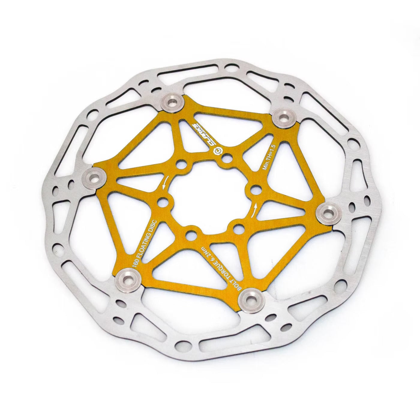 CLARKS CFR-02 6-Hole Gold Floating Disc