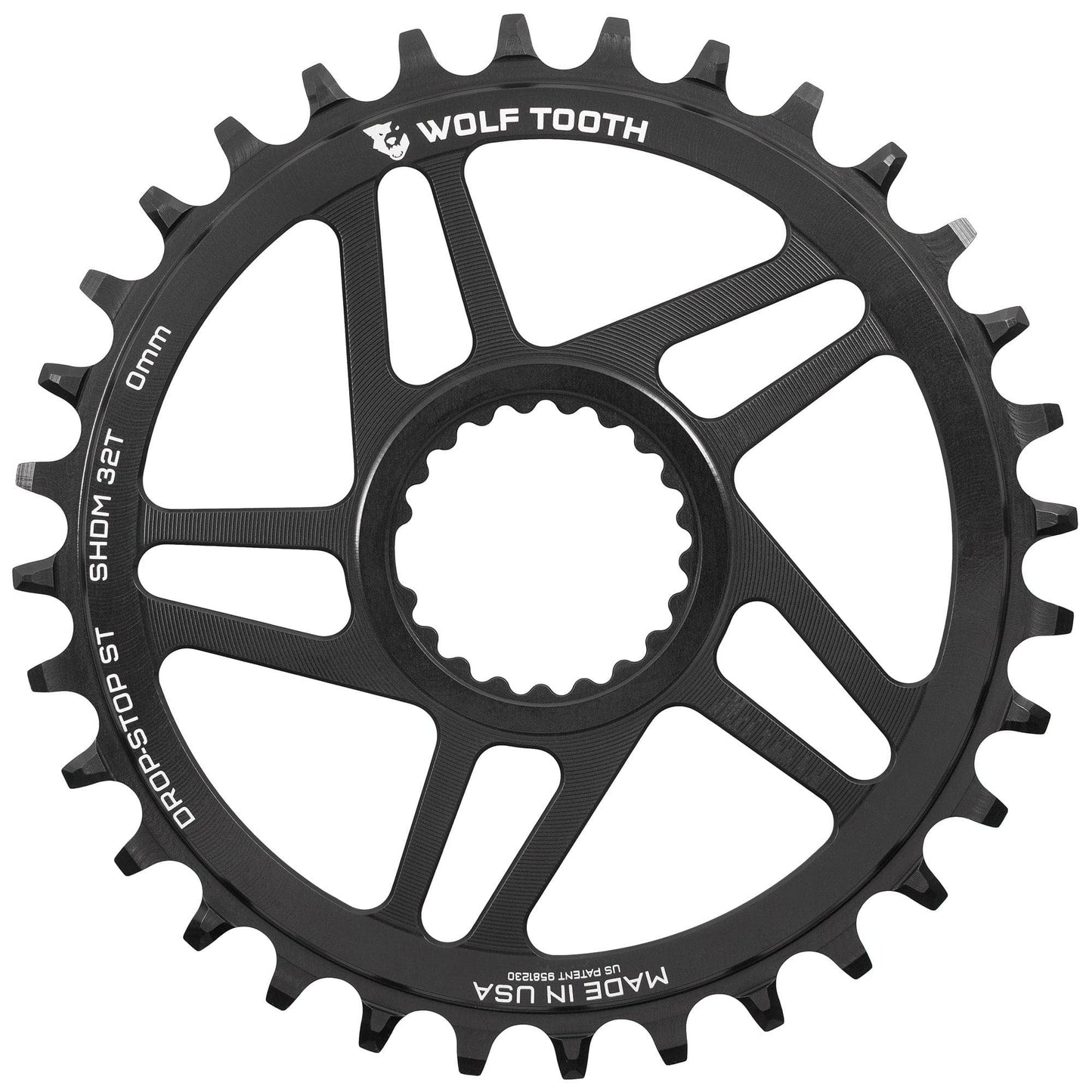 Mono Chainring WOLF TOOTH 12V SHIMANO Direct Mount Offset 0mm