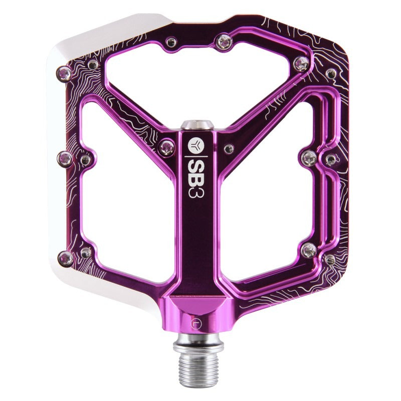 SB3 SPECTRUM Flat Pedals Purple – Probikeshop