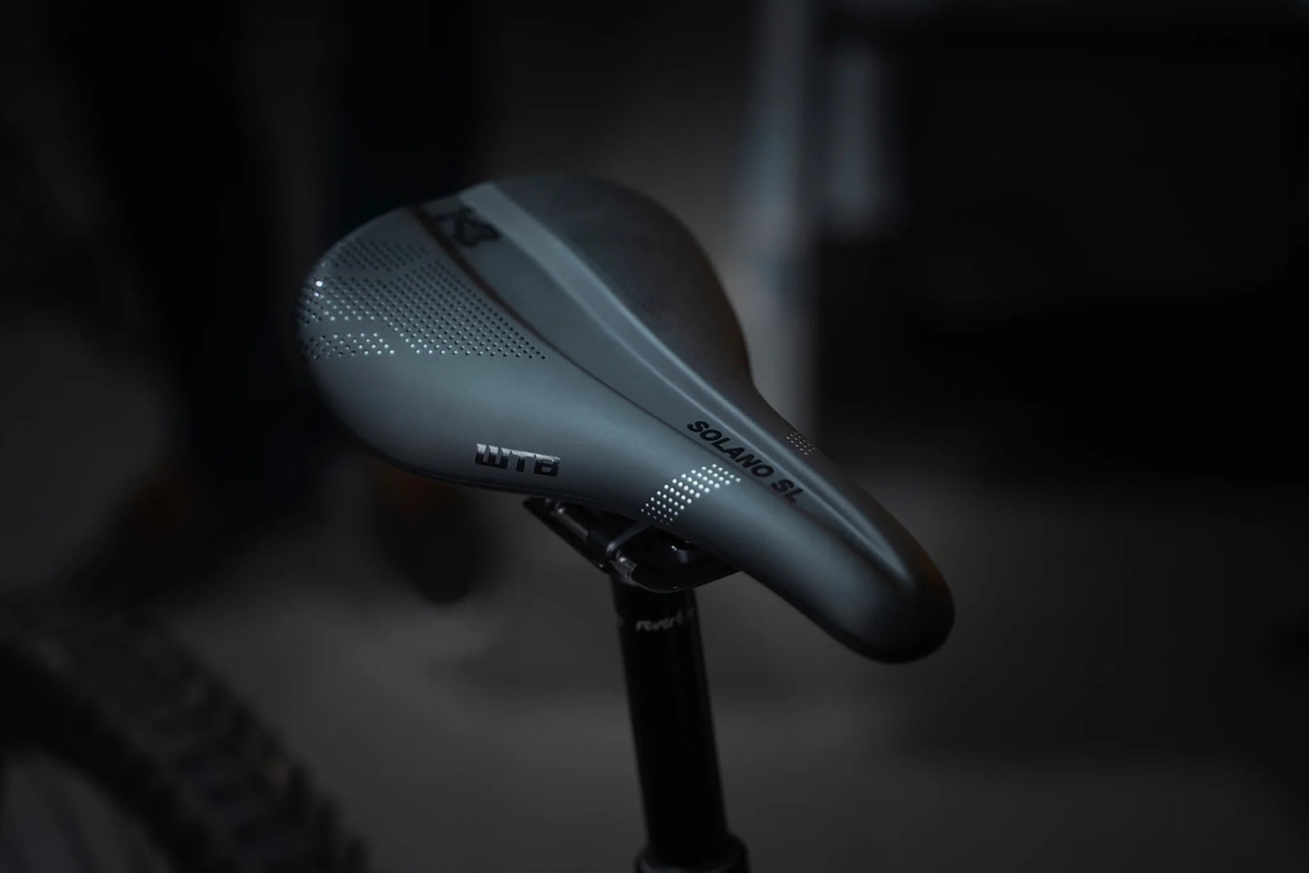 WTB SOLANO SL 142mm Black Titanium Rails Saddle