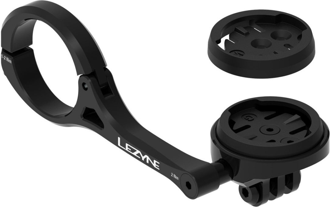 LEZYNE Handlebar Mount for GARMIN/WAHOO/LEZYNE GPS Devices - Black