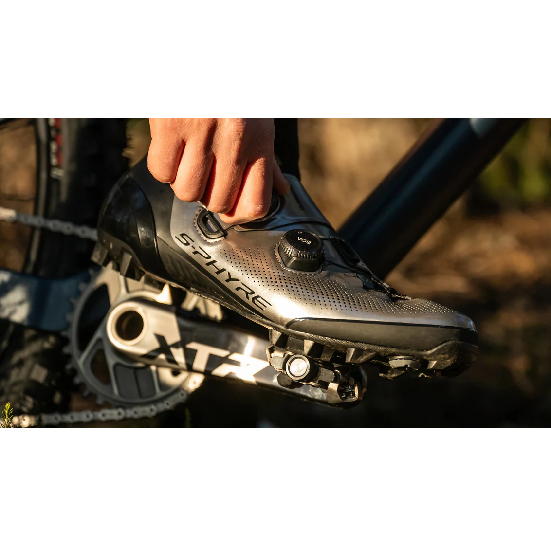 SHIMANO XTR XC903S S-PHYRE Silver MTB Shoes - Limited Edition