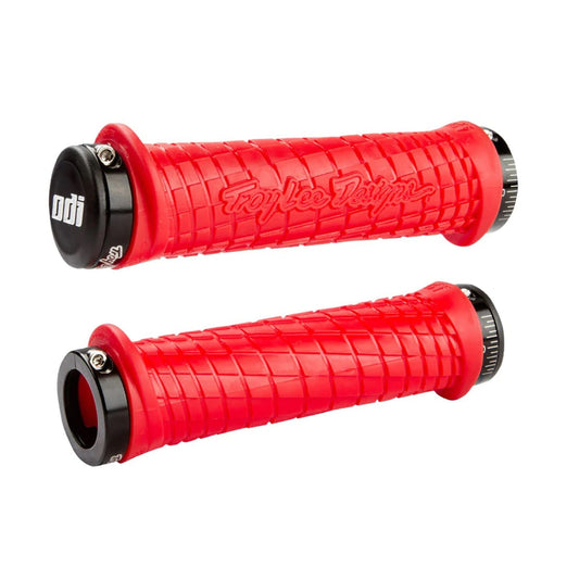 Grips ODI TROY LEE DESIGNS Lock-On 130 mm Red