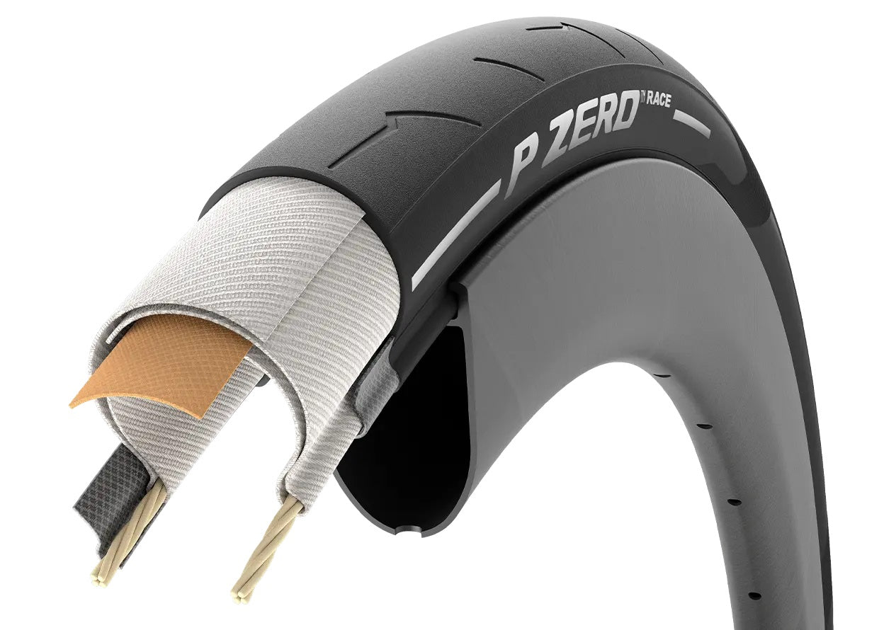 PIRELLI P ZERO RACE 700x30c TubeType Brown tire
