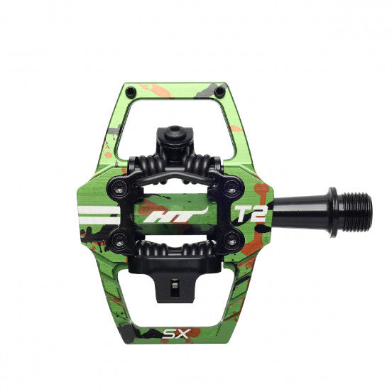 HT COMPONENTS T2 SX BMX pedals Camo Green