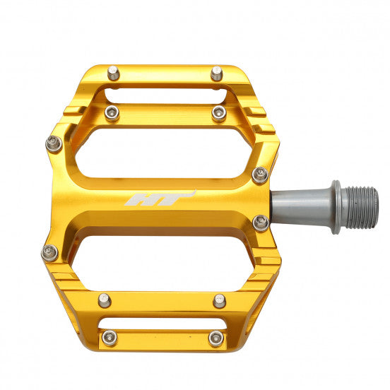 HT COMPONENTS AR09SX Gold flat pedals