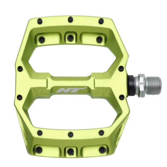HT COMPONENTS Spider AF03 Green flat pedals