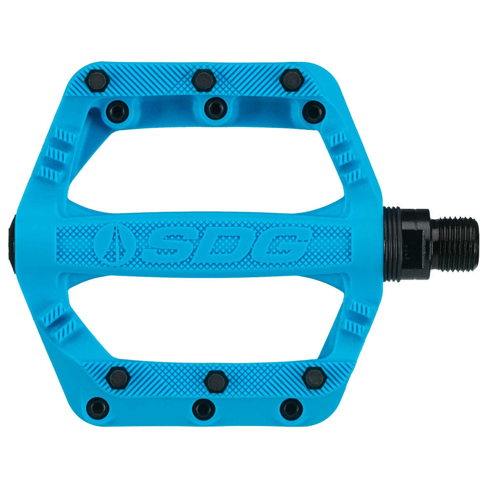 SDG SLATER Junior Flat Pedals Blue