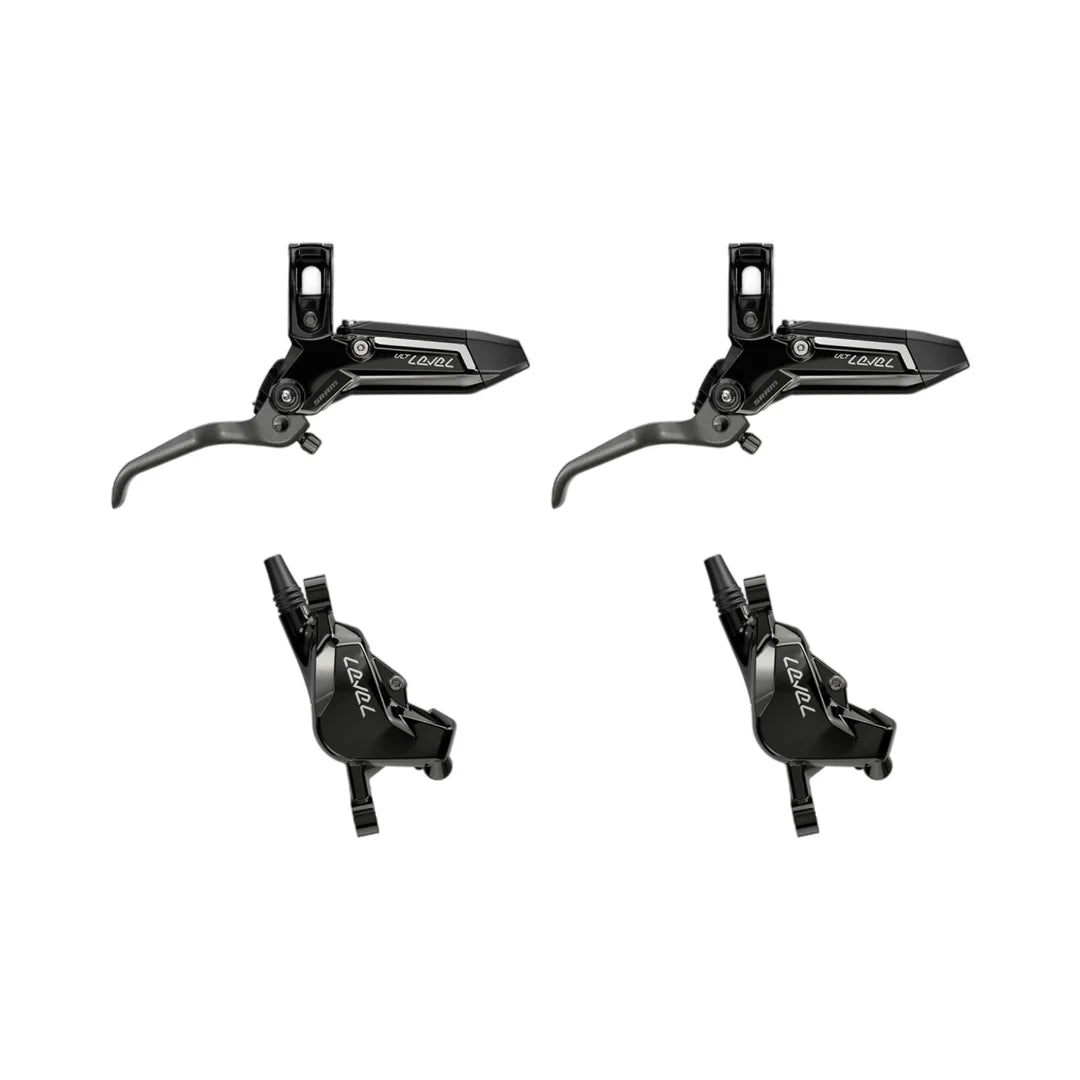 Pair of SRAM LEVEL ULTIMATE STEALTH 2-piston brakes Black
