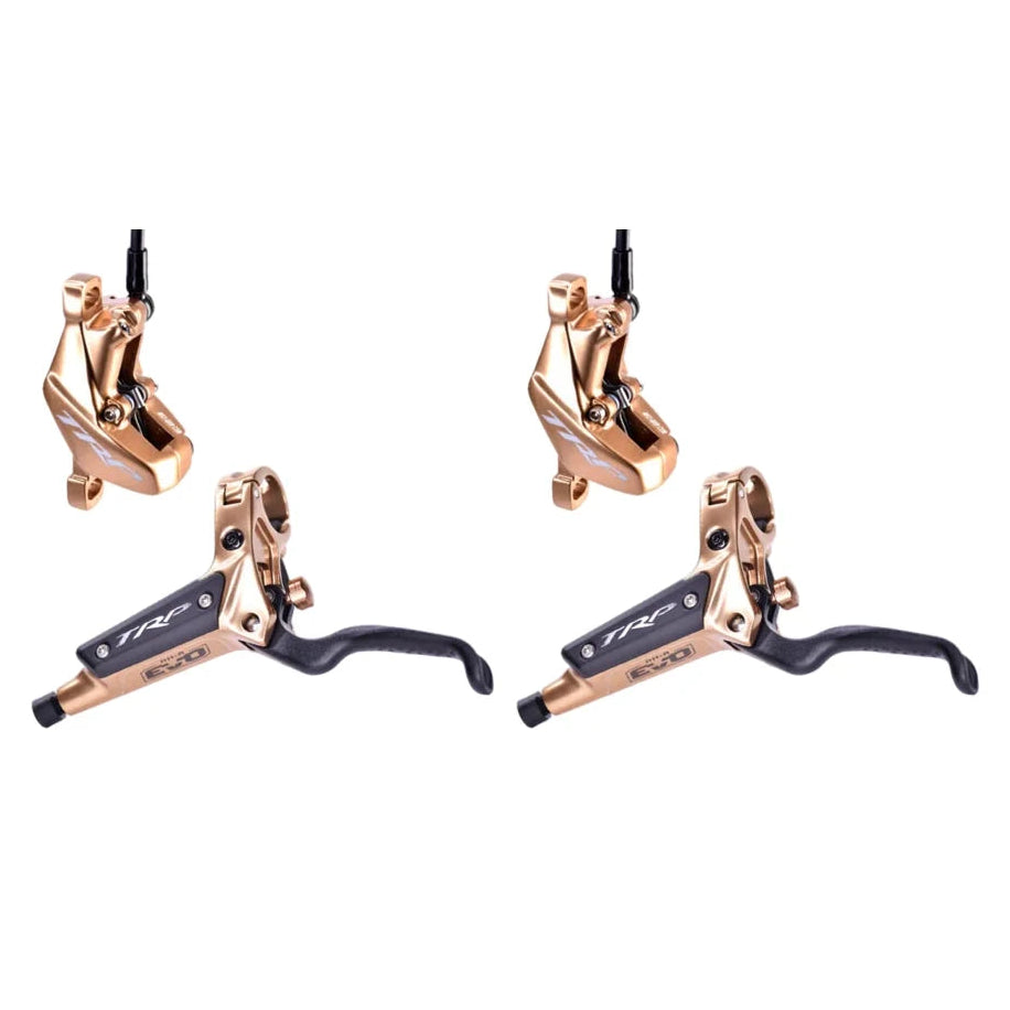 Pair of TRP DHR EVO Gold brakes