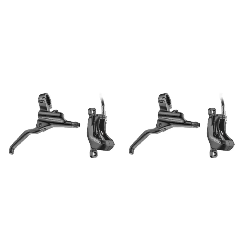 Pair of TEKTRO ORION 4P HD-M750 E-Bike Black brakes
