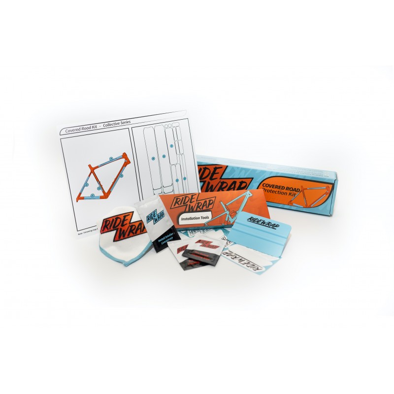 Adhesive Frame Protector for Road/Gravel RIDE WRAP COVERED Gloss finish