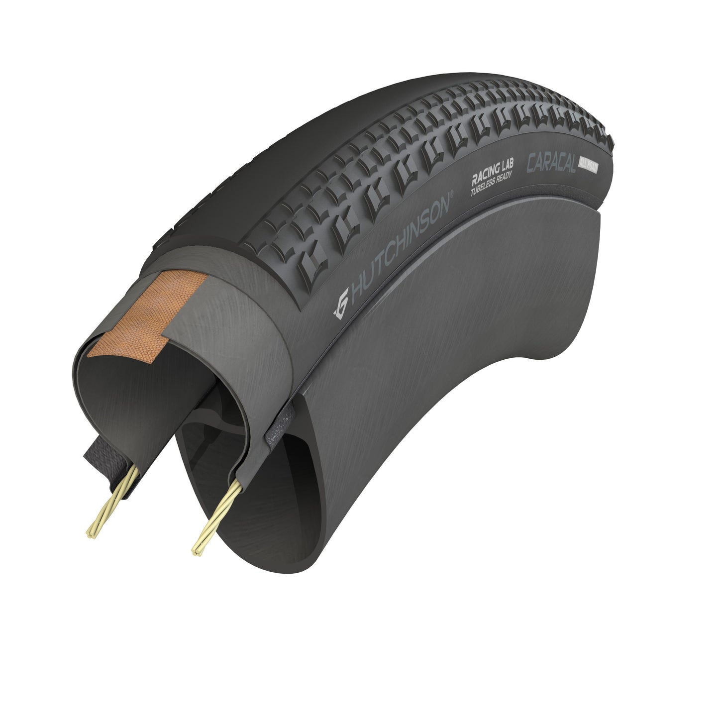 HUTCHINSON CARACAL ALLROAD 700x35 Tubeless Ready Black tire