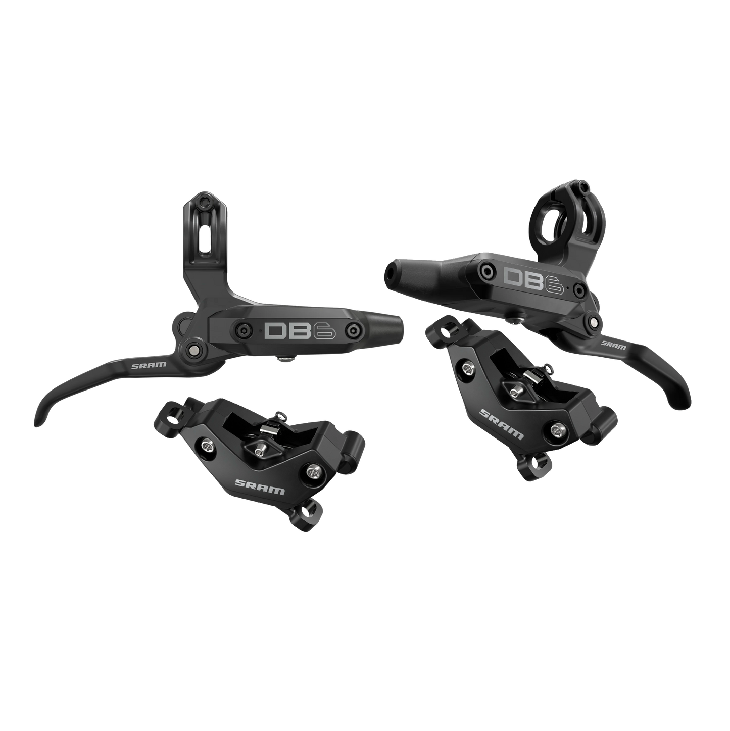 Pair of SRAM DB6 Black brakes