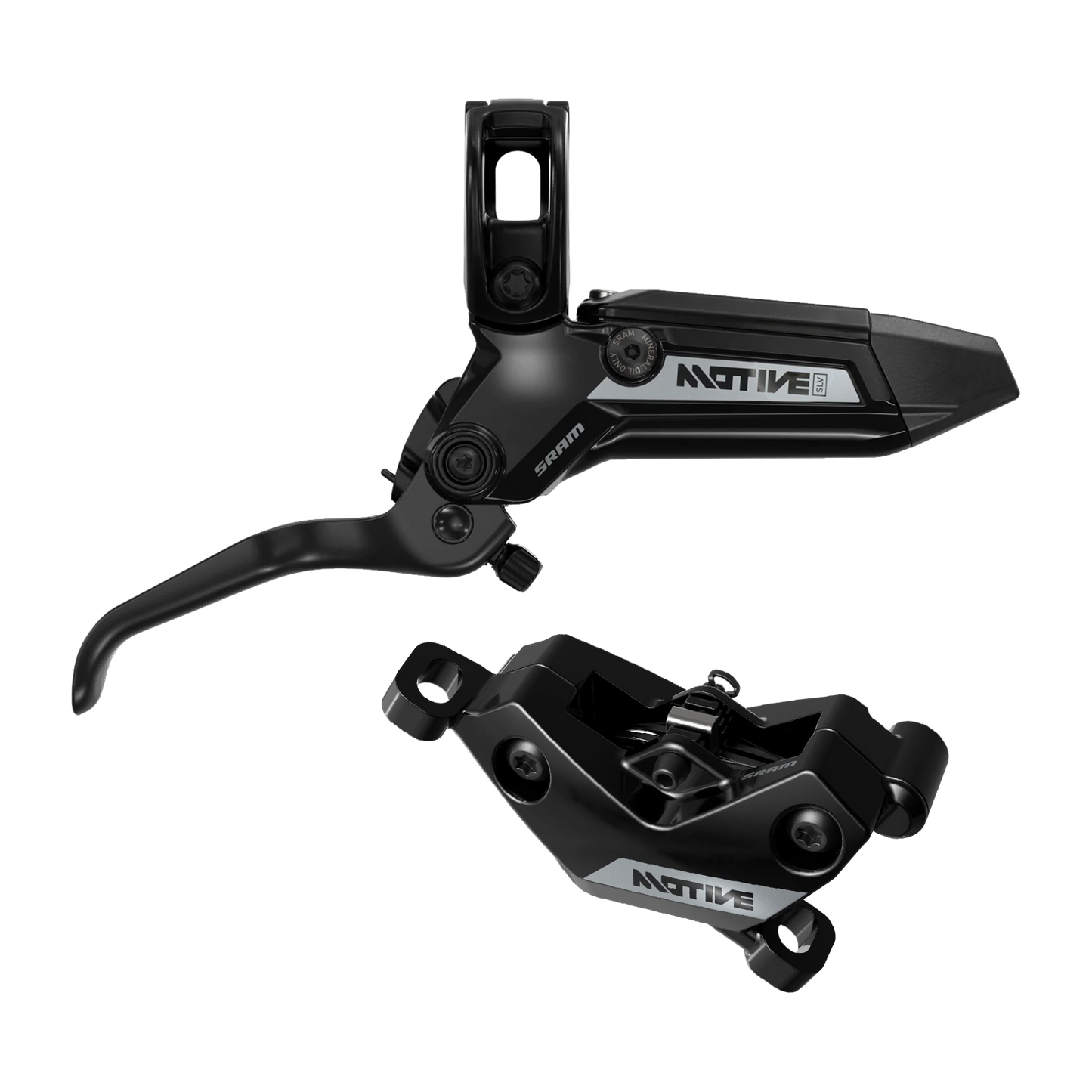 Pair of SRAM MOTIVE SILVER brakes Black